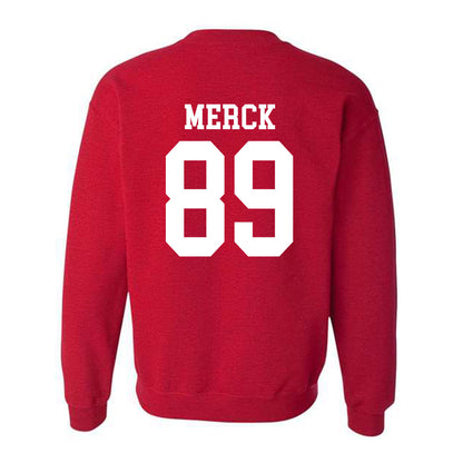 Oklahoma - NCAA Football : Eli Merck - Classic Shersey Crewneck Sweatshirt-1