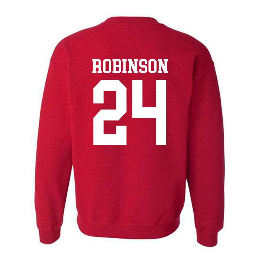 Oklahoma - NCAA Football : Xavier Robinson - Classic Shersey Crewneck Sweatshirt-1