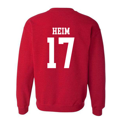 Oklahoma - NCAA Football : Taylor Heim - Classic Shersey Crewneck Sweatshirt-1