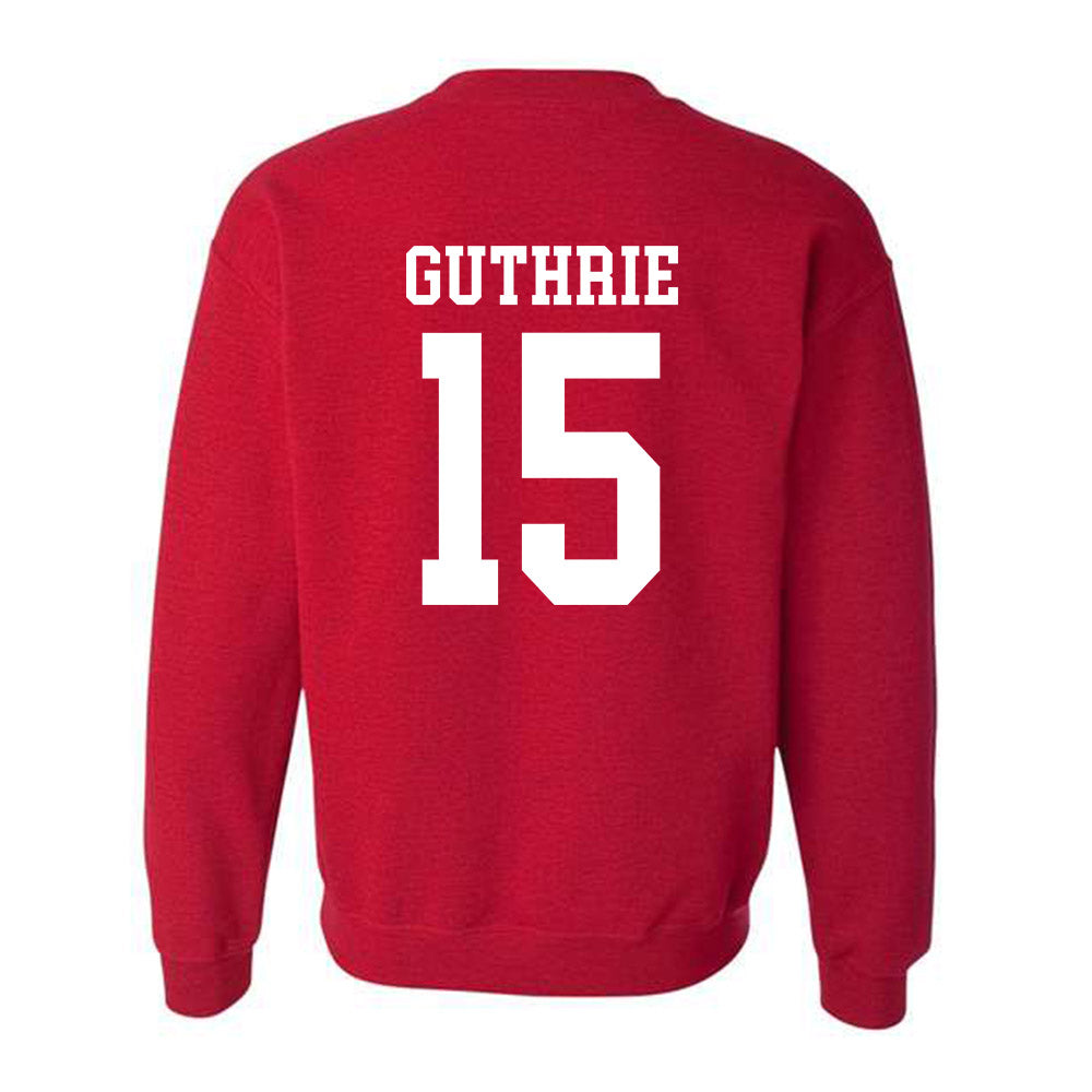 Oklahoma - NCAA Women's Soccer : Aly Guthrie - Classic Shersey Crewneck Sweatshirt-1