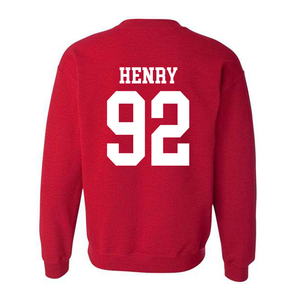 Oklahoma - NCAA Football : Jacob Henry - Classic Shersey Crewneck Sweatshirt-1