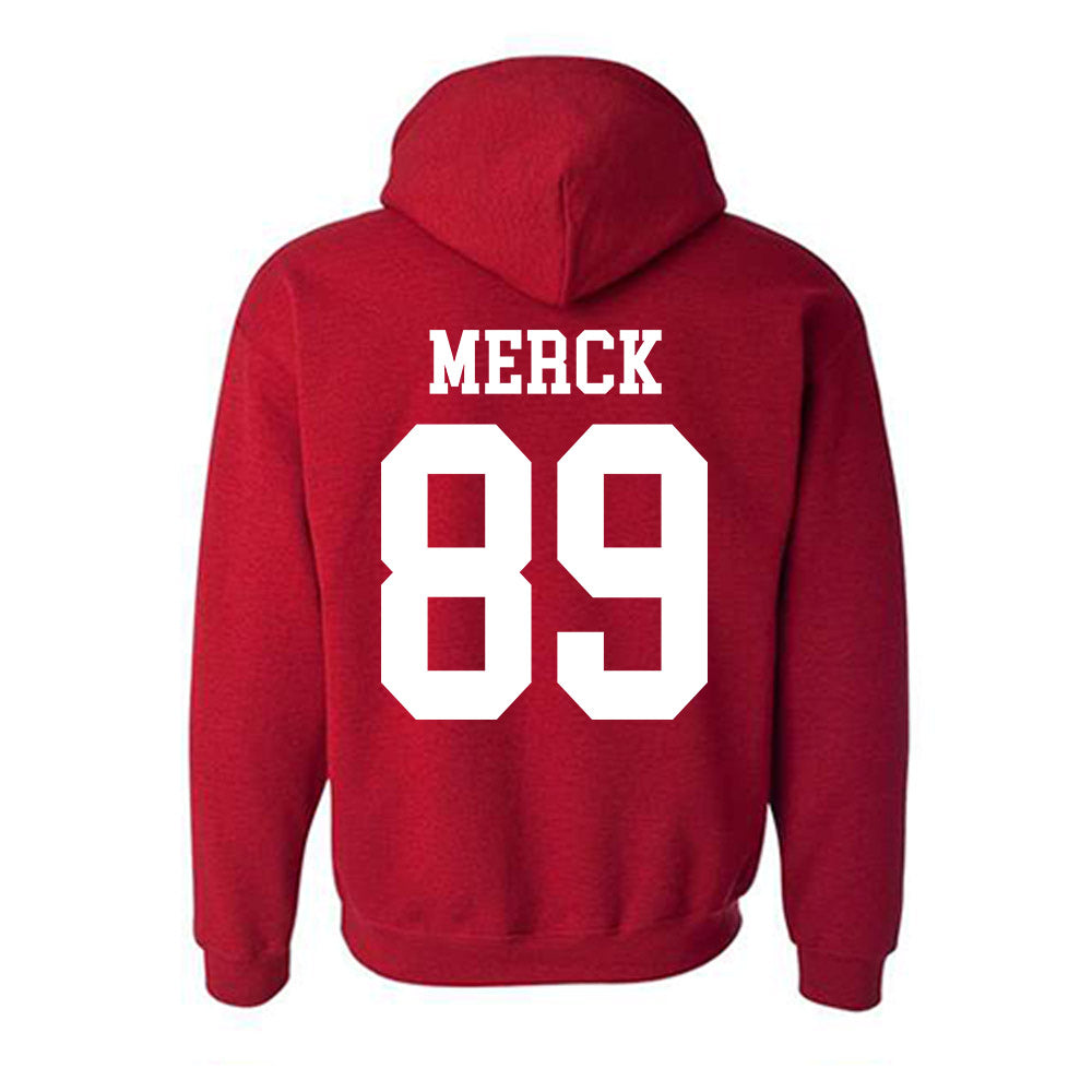 Oklahoma - NCAA Football : Eli Merck - Classic Shersey Hooded Sweatshirt-1