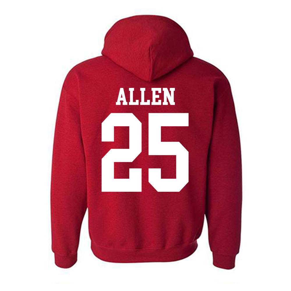 Oklahoma - NCAA Women's Basketball : Landry Allen - Classic Shersey Hooded Sweatshirt-1