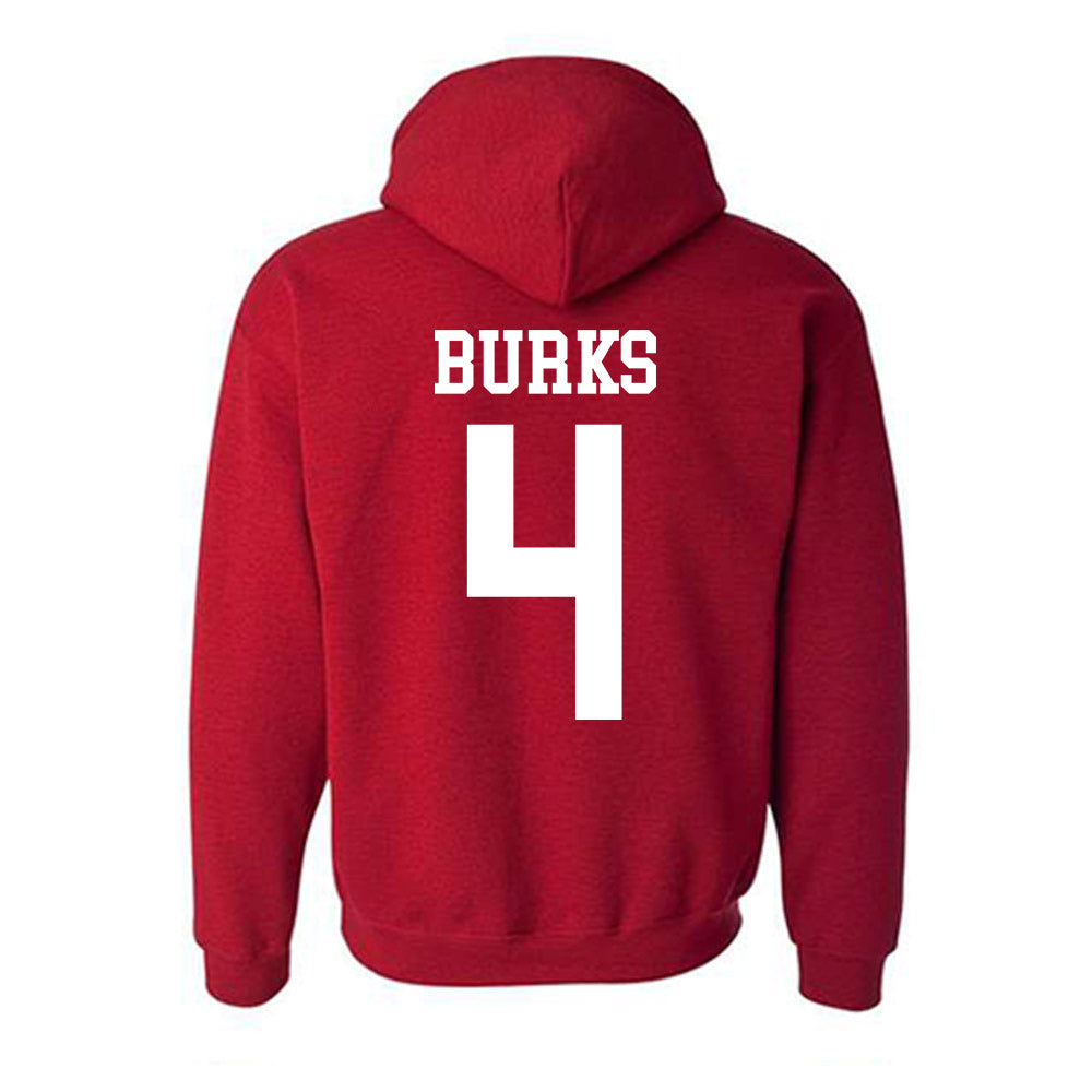 Oklahoma - NCAA Football : Deion Burks - Classic Shersey Hooded Sweatshirt-1
