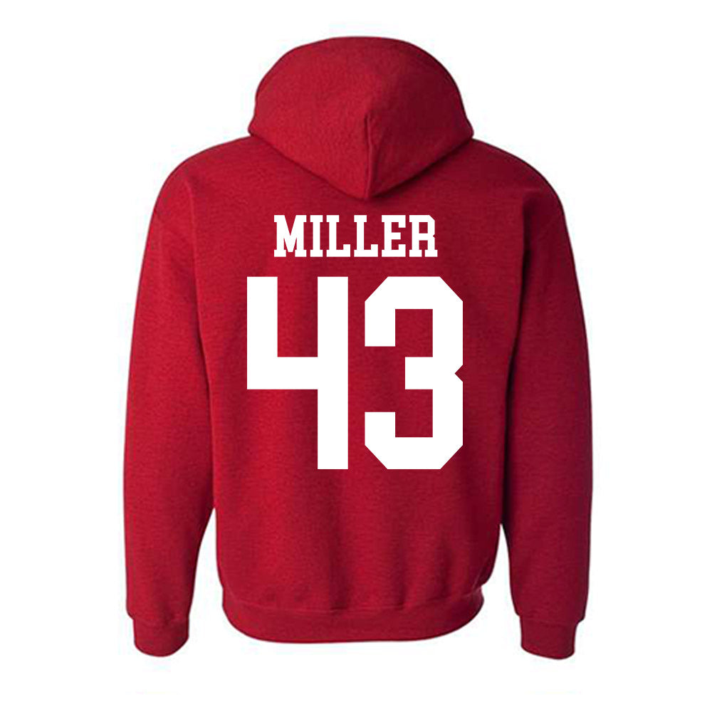 Oklahoma - NCAA Football : Grayson Miller - Classic Shersey Hooded Sweatshirt-1