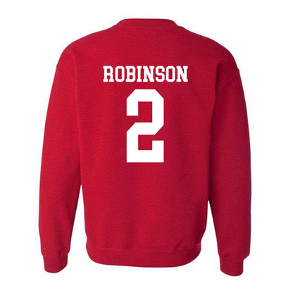Oklahoma - NCAA Football : Omarion Robinson - Classic Shersey Crewneck Sweatshirt-1