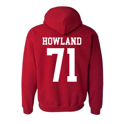 Oklahoma - NCAA Football : Logan Howland - Classic Shersey Hooded Sweatshirt-1