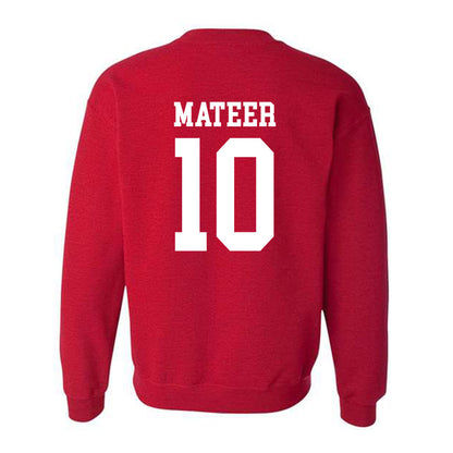Oklahoma - NCAA Football : John Mateer - Classic Shersey Crewneck Sweatshirt-1