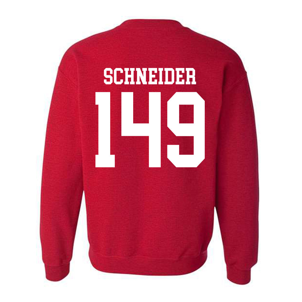 Oklahoma - NCAA Wrestling : Layton Schneider - Classic Shersey Crewneck Sweatshirt-1