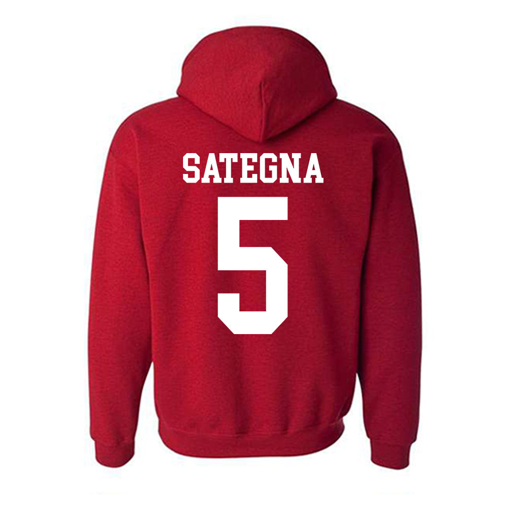 Oklahoma - NCAA Football : Isaiah Sategna - Classic Shersey Hooded Sweatshirt-1