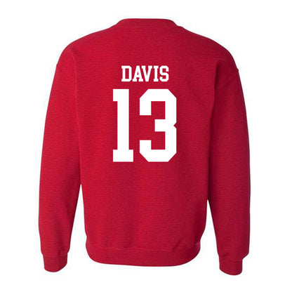 Oklahoma - NCAA Men's Basketball : Tae Davis - Classic Shersey Crewneck Sweatshirt-1