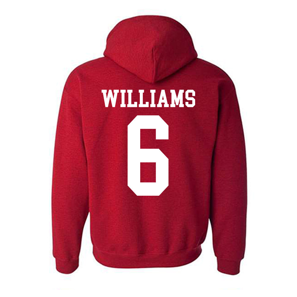 Oklahoma - NCAA Women's Basketball : Sahara Williams - Classic Shersey Hooded Sweatshirt-1