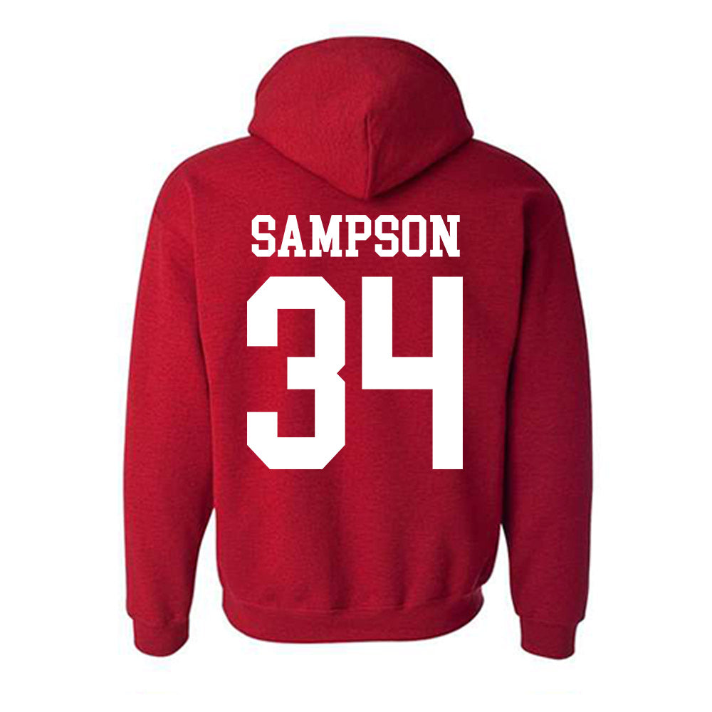 Oklahoma - NCAA Baseball : Beau Sampson - Classic Shersey Hooded Sweatshirt-1