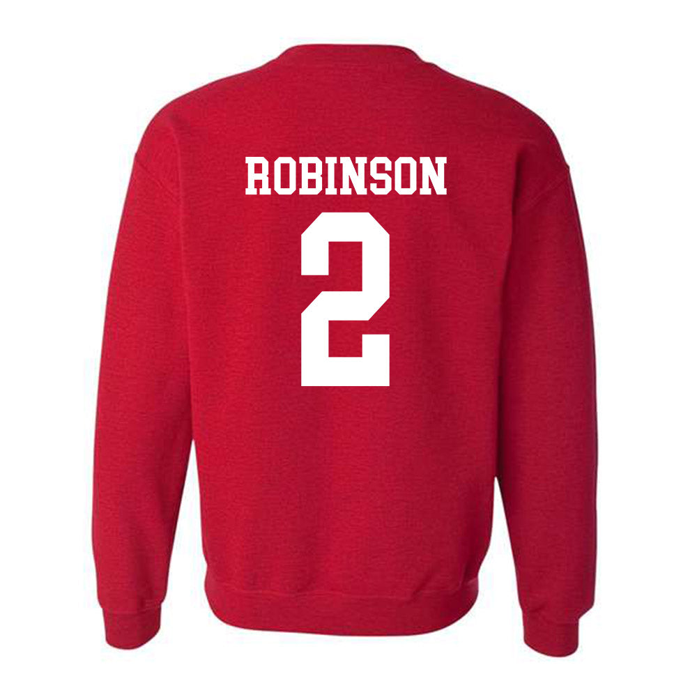 Oklahoma - NCAA Football : Omarion Robinson - Classic Shersey Crewneck Sweatshirt-1