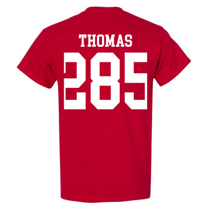 Oklahoma - NCAA Wrestling : Ricky Thomas - Classic Shersey T-Shirt-1