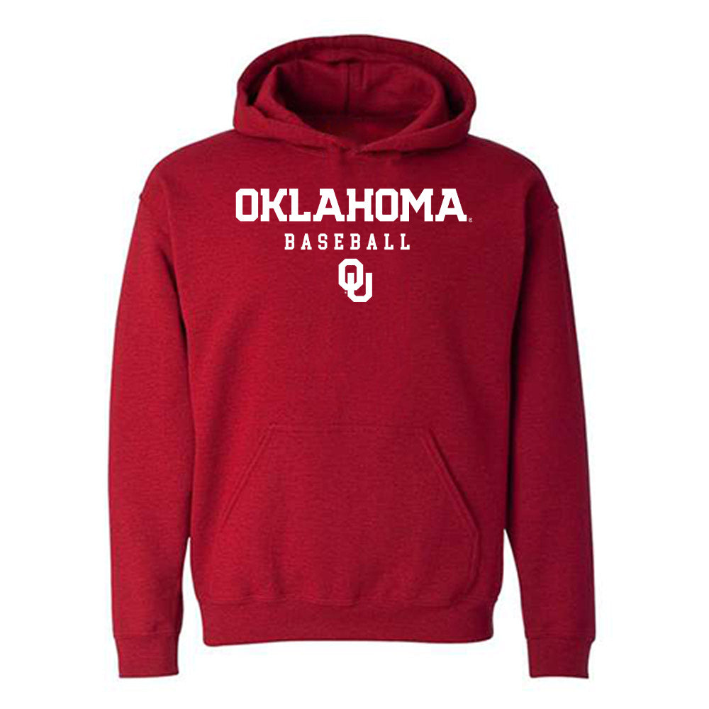 Oklahoma - NCAA Baseball : Reid Hensley - Classic Shersey Hooded Sweatshirt-0