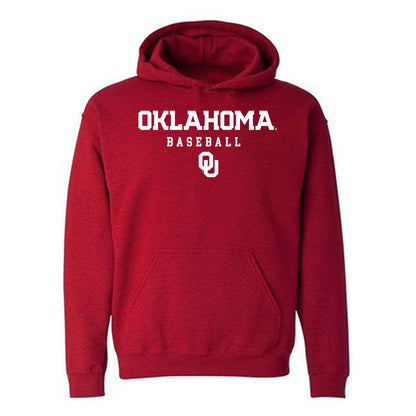 Oklahoma - NCAA Baseball : Reid Hensley - Classic Shersey Hooded Sweatshirt-0