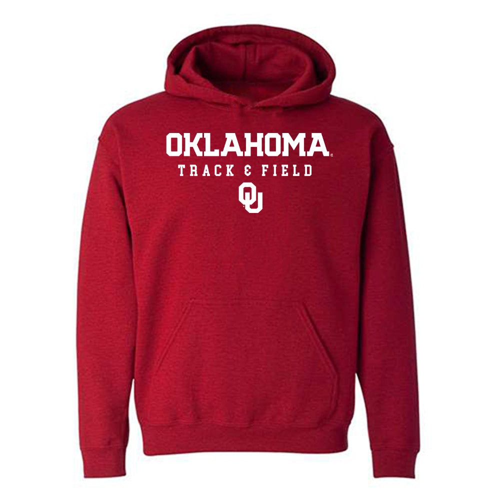 Oklahoma - NCAA Men's Track & Field : Julian McCullough - Classic Shersey Hooded Sweatshirt-0