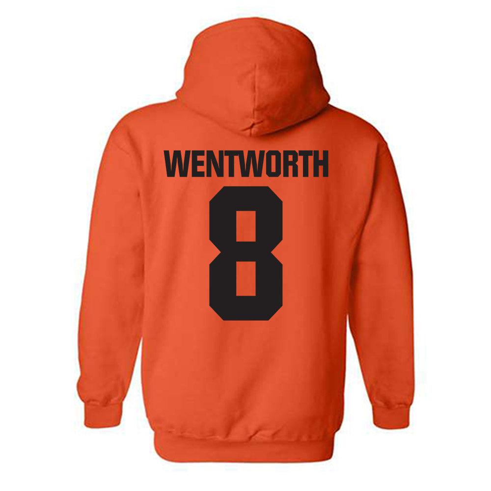Oklahoma State - NCAA Baseball : TP Wentworth - Classic Shersey Hooded Sweatshirt-1