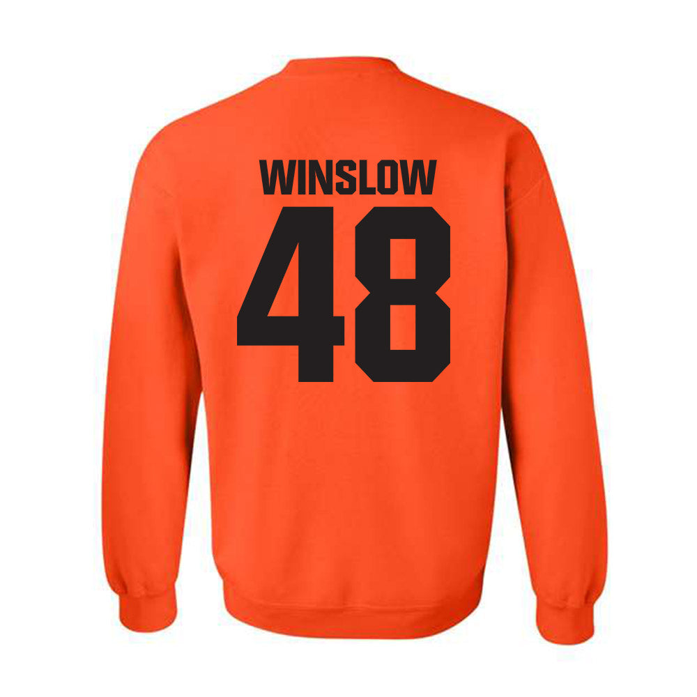 Oklahoma State - NCAA Baseball : Drew Winslow - Classic Shersey Crewneck Sweatshirt-1