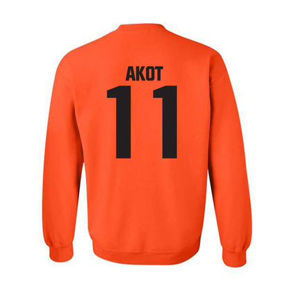 Oklahoma State - NCAA Women's Basketball : Achol Akot - Classic Shersey Crewneck Sweatshirt-1