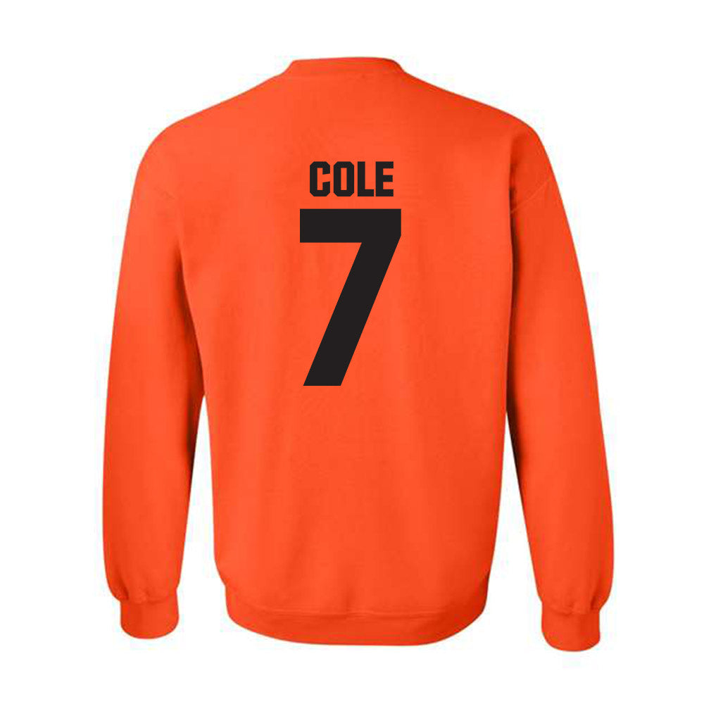 Oklahoma State - NCAA Men's Basketball : Kirk Cole - Classic Shersey Crewneck Sweatshirt-1