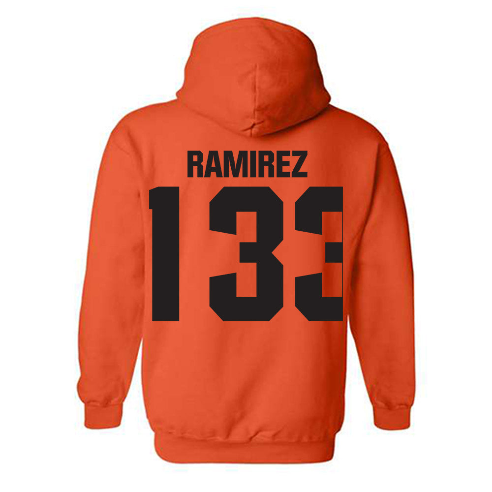 Oklahoma State - NCAA Wrestling : Ronnie Ramirez - Classic Shersey Hooded Sweatshirt-1