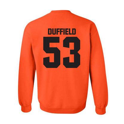 Oklahoma State - NCAA Football : Jaxson Duffield - Classic Shersey Crewneck Sweatshirt-1