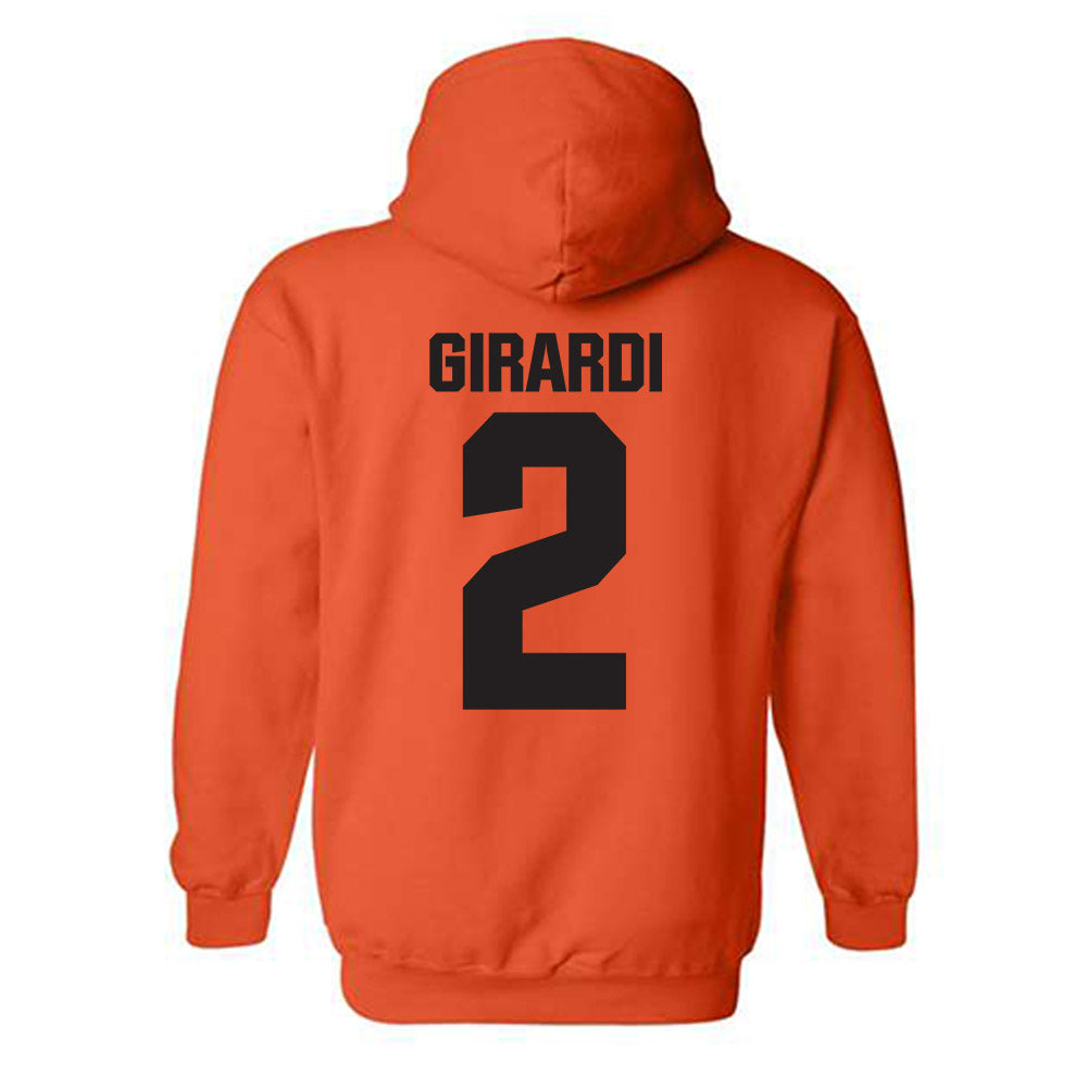 Oklahoma State - NCAA Women's Basketball : Lena Girardi - Classic Shersey Hooded Sweatshirt-1