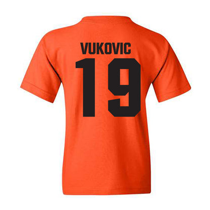 Oklahoma State - NCAA Men's Basketball : Andrija Vukovic - Classic Shersey Youth T-Shirt-1