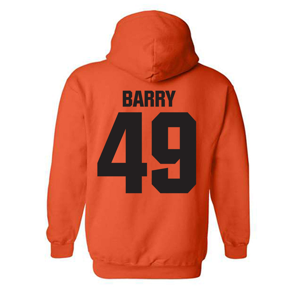 Oklahoma State - NCAA Football : Chase Barry - Classic Shersey Hooded Sweatshirt-1