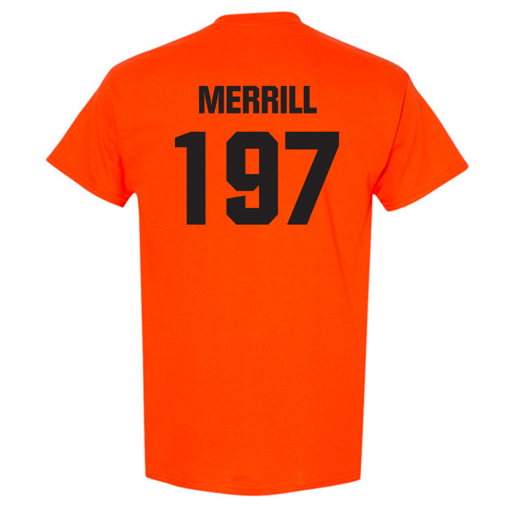 Oklahoma State - NCAA Wrestling : Cody Merrill - Classic Shersey T-Shirt-1