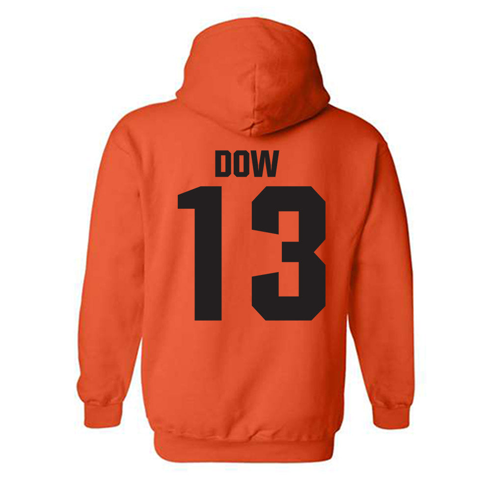 Oklahoma State - NCAA Men's Basketball : Connor Dow - Classic Shersey Hooded Sweatshirt-1