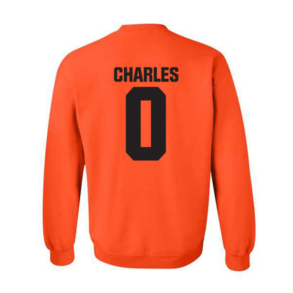 Oklahoma State - NCAA Football : Malik Charles - Classic Shersey Crewneck Sweatshirt-1