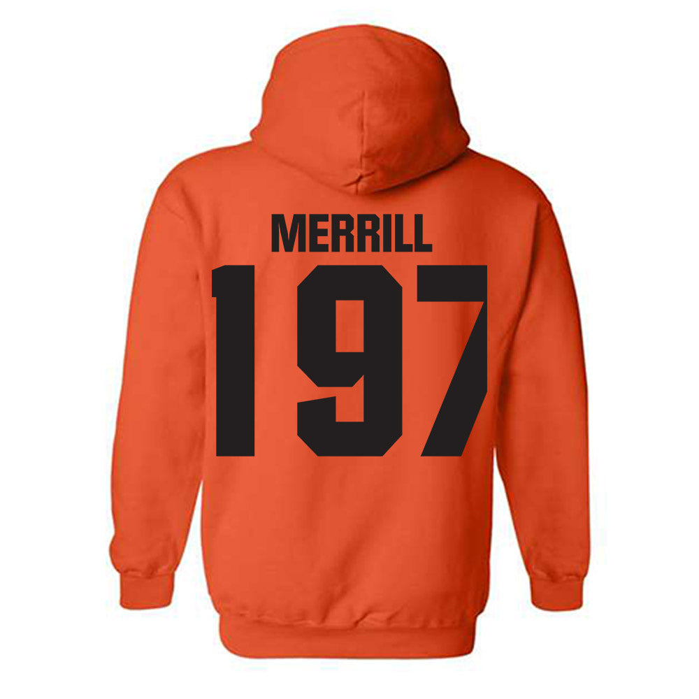 Oklahoma State - NCAA Wrestling : Cody Merrill - Classic Shersey Hooded Sweatshirt-1