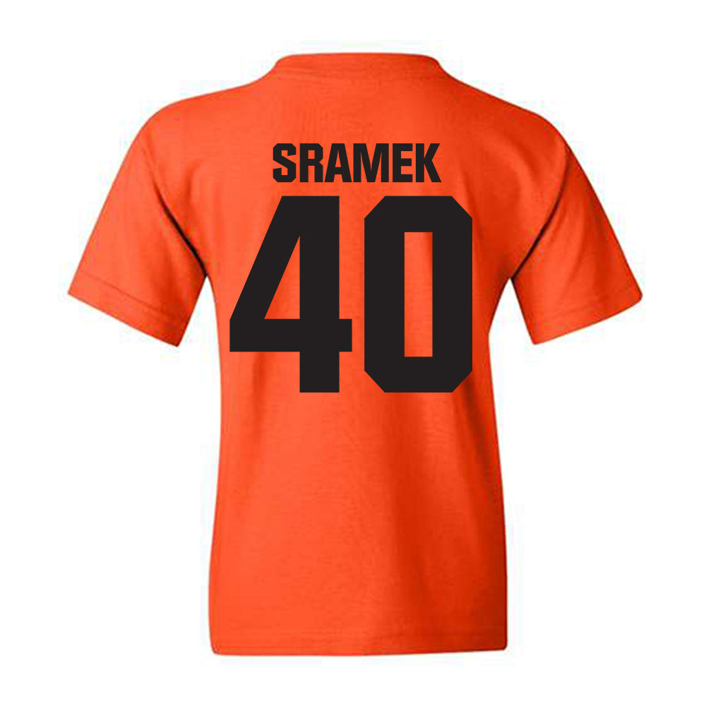 Oklahoma State - NCAA Baseball : Caden Sramek - Classic Shersey Youth T-Shirt-1