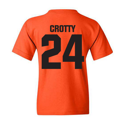 Oklahoma State - NCAA Men's Basketball : Ryan Crotty - Classic Shersey Youth T-Shirt-1