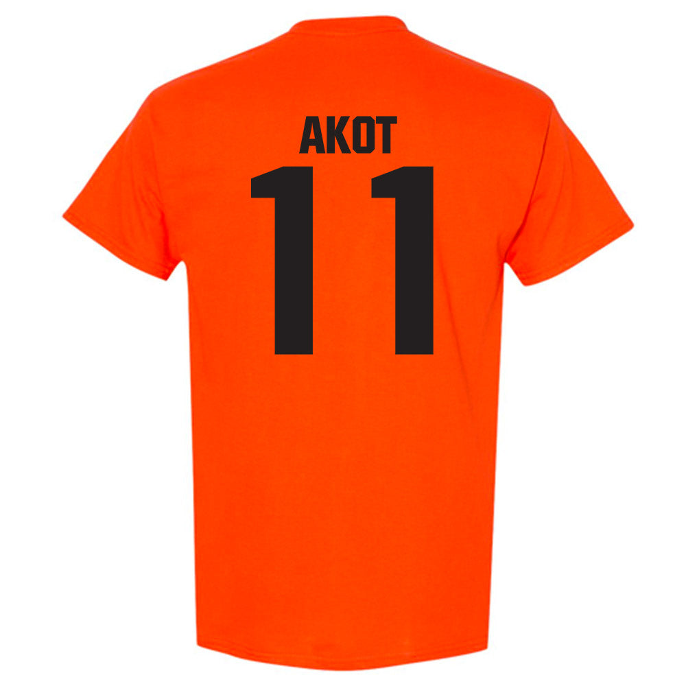 Oklahoma State - NCAA Women's Basketball : Achol Akot - Classic Shersey T-Shirt-1