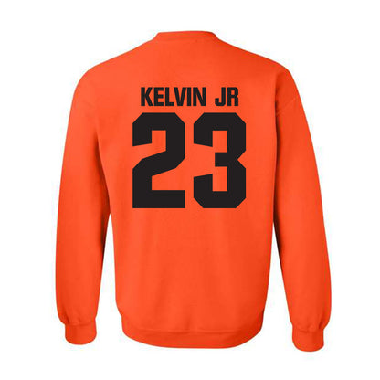 Oklahoma State - NCAA Men's Basketball : Mikey Kelvin Jr - Classic Shersey Crewneck Sweatshirt-1