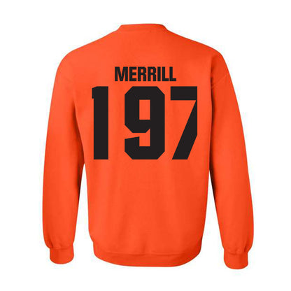 Oklahoma State - NCAA Wrestling : Cody Merrill - Classic Shersey Crewneck Sweatshirt-1