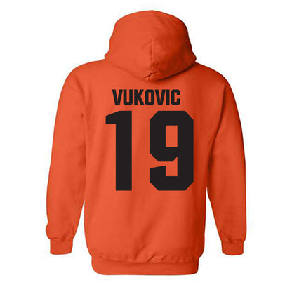 Oklahoma State - NCAA Men's Basketball : Andrija Vukovic - Classic Shersey Hooded Sweatshirt-1