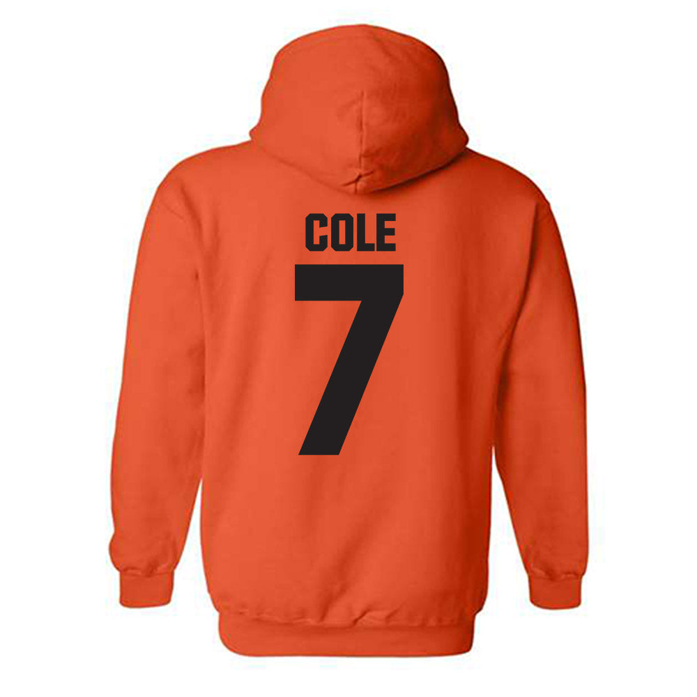 Oklahoma State - NCAA Men's Basketball : Kirk Cole - Classic Shersey Hooded Sweatshirt-1