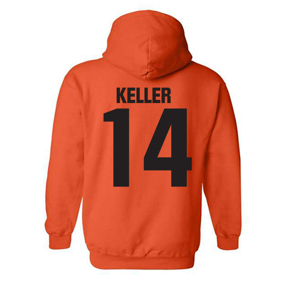 Oklahoma State - NCAA Men's Basketball : Jamyron Keller - Classic Shersey Hooded Sweatshirt-1