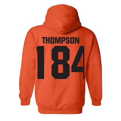 Oklahoma State - NCAA Wrestling : Brayden Thompson - Classic Shersey Hooded Sweatshirt-1