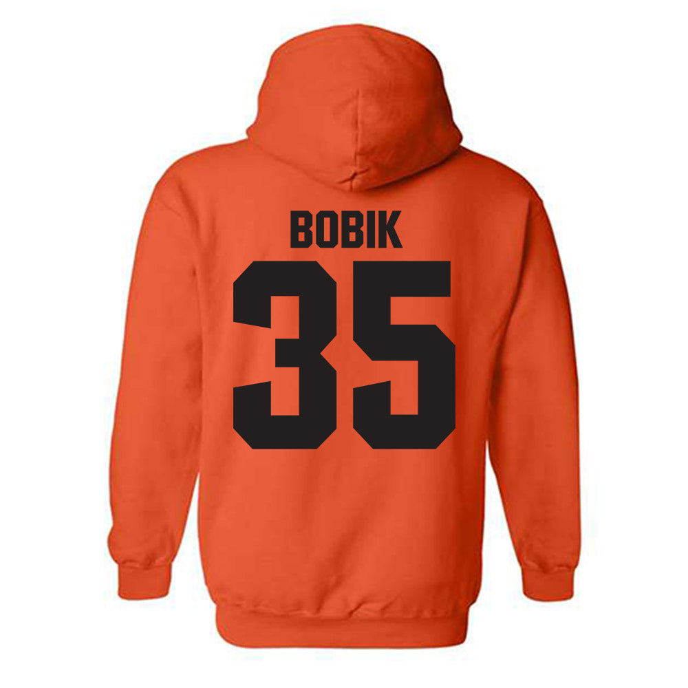 Oklahoma State - NCAA Men's Basketball : Jaxton Bobik - Classic Shersey Hooded Sweatshirt-1