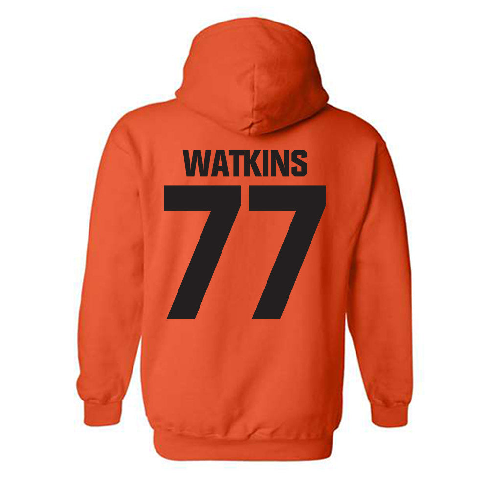 Oklahoma State - NCAA Baseball : Hunter Watkins - Classic Shersey Hooded Sweatshirt-1