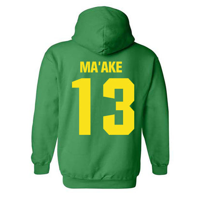 Oregon - NCAA Softball : Stefini Ma'ake - Hooded Sweatshirt-1