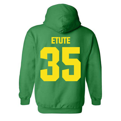 Oregon - NCAA Women's Basketball : Ehis Etute - Hooded Sweatshirt-1