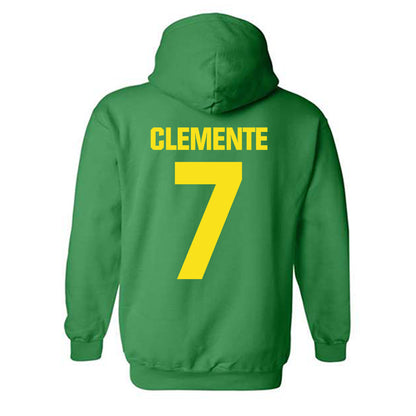 Oregon - NCAA Women's Volleyball : Alanah Clemente - Hooded Sweatshirt-1