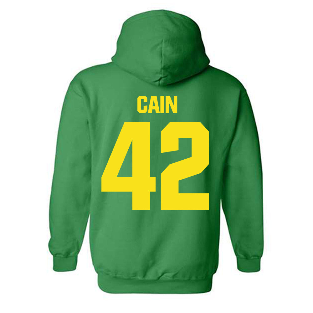 Oregon - NCAA Women's Basketball : Avary Cain - Hooded Sweatshirt-1